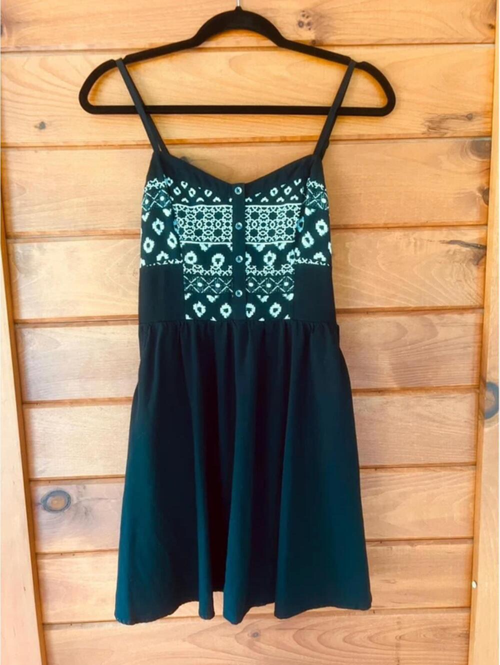 Express Aztec mini dress with pockets